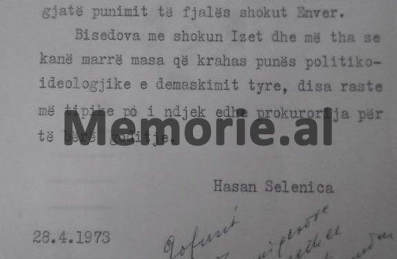 Letra sekrete e Hysni Kapos: “Kush është ky Jemin Gjana, që s’pranon të heqë antenën e televizorit të Jugosllavisë…”/ Ngjarja në ‘73-in në minierën e Gjegjanit, Kukës