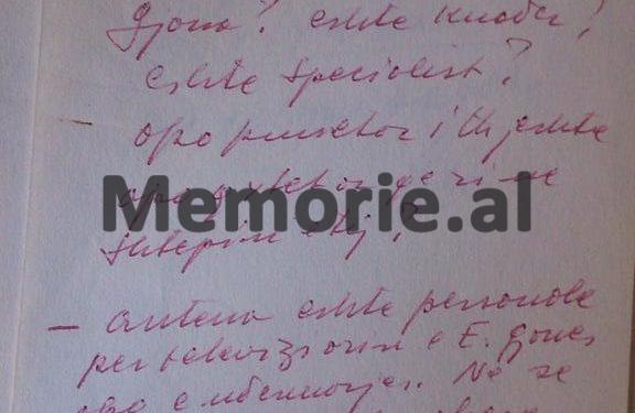Letra sekrete e Hysni Kapos: “Kush është ky Jemin Gjana, që s’pranon të heqë antenën e televizorit të Jugosllavisë…”/ Ngjarja në ‘73-in në minierën e Gjegjanit, Kukës
