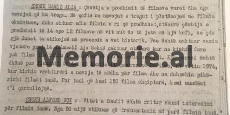 Dritëro Agolli: “Veprat më të mira të Kadaresë, përveç ‘Gjeneralit…’, janë trajtuar keq nga kinematografia…”/ Debatet në mbledhjen me Ramiz Alinë në Komitetin Qendror në ’90-ën