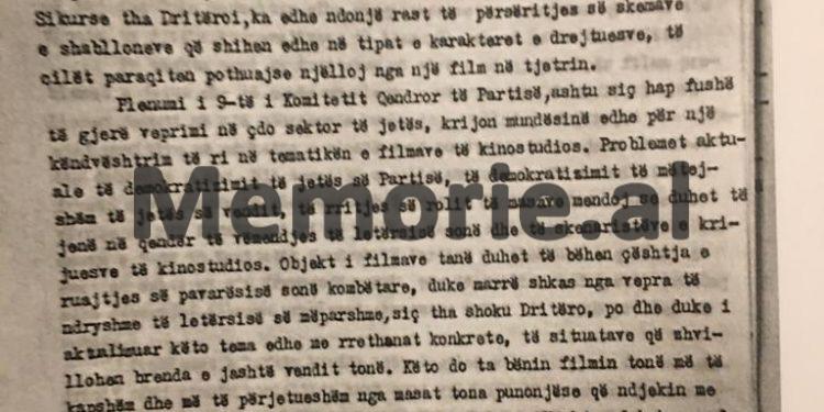 Ramiz Alia: “Për filmin ‘Gjenerali i ushtrisë së vdekur’ të Anagnostit, i cili është një nga filmat tanë më të…”/ Debatet për kinematografinë në Komitetin Qendror në ’90-ën