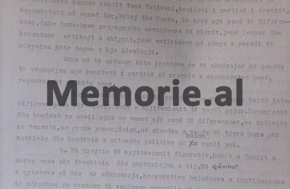 Raporti për Komitetin Qëndror: “Tek ne ka njerëz që flenë pa ngrënë, ndërsa udhëheqësit shtrojnë bankete dhe dërgojnë ushqime falas në Vietnam…”/ Përgjimet në rrethin e Krujës në ’73-in