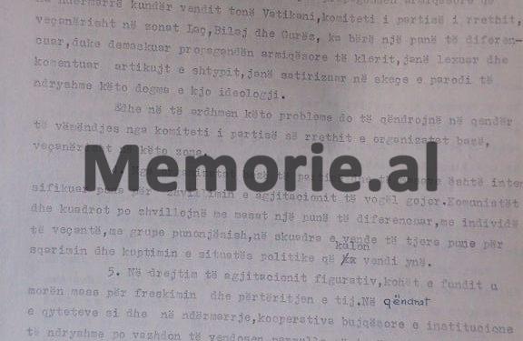 Raporti për Komitetin Qëndror: “Tek ne ka njerëz që flenë pa ngrënë, ndërsa udhëheqësit shtrojnë bankete dhe dërgojnë ushqime falas në Vietnam…”/ Përgjimet në rrethin e Krujës në ’73-in