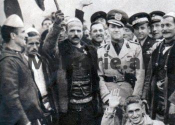 Riza Kaca, the brave matjani who refused to take the oath in front of the Italian flag in Parma, in the rostrum where King Victor Emanuel and Benito Mussolini were