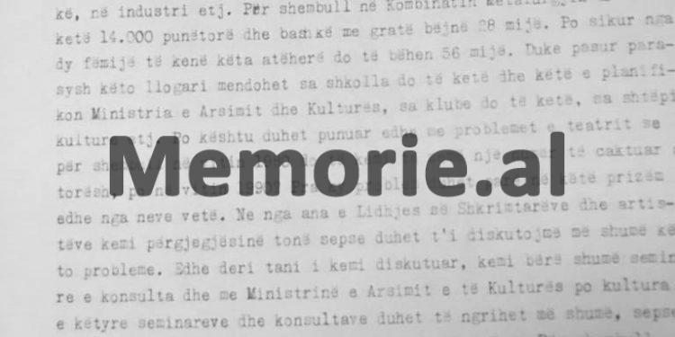 Diskutimi i Dritëro Agollit: “Dramat e Ruzhdi Pulahës, të Teodor Laços dhe të autorëve të tjerë po ashtu, janë…”/ Mbledhja me Enver Hoxhën në Komitetin Qendror, maj 1978
