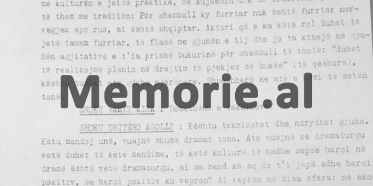 Diskutimi i Dritëro Agollit: “Dramat e Ruzhdi Pulahës, të Teodor Laços dhe të autorëve të tjerë po ashtu, janë…”/ Mbledhja me Enver Hoxhën në Komitetin Qendror, maj 1978