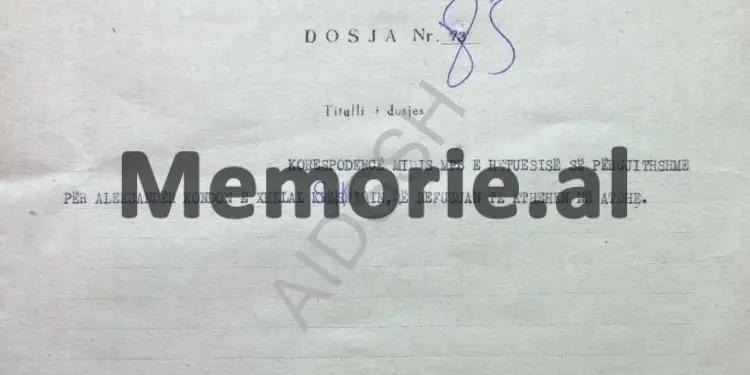 “Aleksandër Kondo shprehet: Hë mo, a do bëjë gjë ai Sekretari i I-rë i Partisë, apo jo, a do t’i rrisë rrogat, apo….”?! / Raporti i Sigurimi të Shtetit