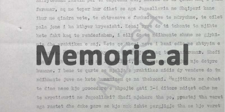 “Në zyrën e Komisariatit të Lartë të OKB-së për Refugjatët në Beograd, Kondo tentoi të na godiste me tavllën e duhanit dhe na…”/ Raporti i “Blerimit” për Ministrinë e Jashtme në Tiranë