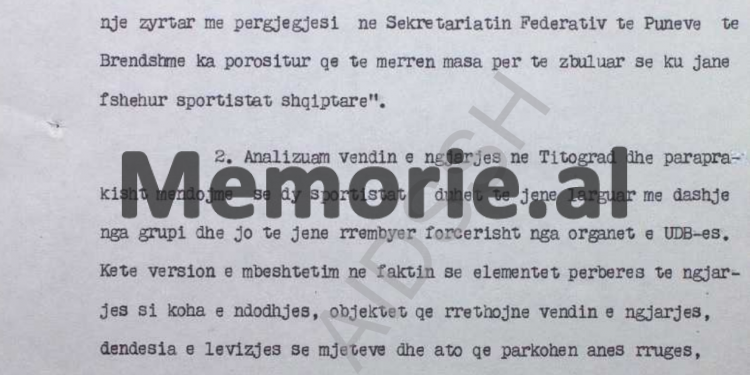“Me zhdukjen e dy sportistëve shqiptarë në Titograd, kemi të bëjmë me një akt të rëndë politik, të kryer nga…”/ Protesta e qeverisë shqiptare, për ambasadën jugosllave në Tiranë