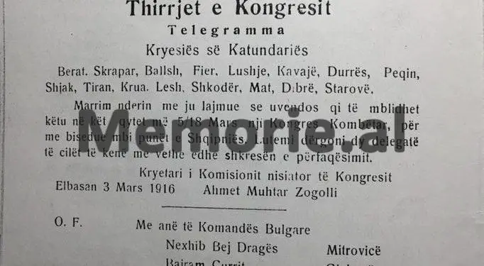 “Kongresi i Elbasanit që historiografia e regjimit komunist e fshiu dhe falsifikoi, pasi Ahmet Zogu ishte kryetar i komisionit nismëtar dhe…”/ Historia e panjohur