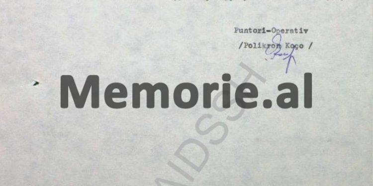 The secret file: “Kondo and Sukniqi will stay in Yugoslavia for two more months, after they will testify in the trial against the two people sent by the State Security for… / Report of the Albanian agency in Belgrade