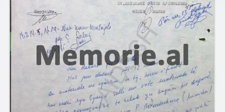 “Agjenti ‘Shqiponja’ njofton se Aleksandër Kondo ka marrë flori e 1000 dollarë me vete dhe ai ka pretendime për trupin e tij të bukur në Hollivud…”/ Raportet e Sigurimit të Shtetit