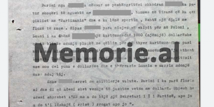 “Agjenti ‘Shqiponja’ njofton se Aleksandër Kondo ka marrë flori e 1000 dollarë me vete dhe ai ka pretendime për trupin e tij të bukur në Hollivud…”/ Raportet e Sigurimit të Shtetit