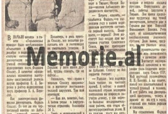 “U diplomua në Moskë dhe për të shkroi edhe gazeta ‘Pravda’, pasi ai i mahniti profesorët rusë…”/ Historia tragjike e mjekut që vuajti 18 vjet burgjeve të regjimit komunist