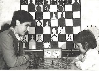 “At the age of 6, she defeated the ‘Master of Sports’ and won several cups and medals, but was banned from chess, as I had been imprisoned…” ‘