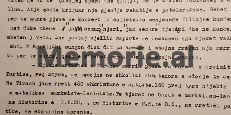 Letra për Enver Hoxhën: “Ramadan Sokoli dhe Margarita Kristidhi nuk duan t’ja dinë ç’bëhet në vendin tonë, e pëshpërisnin poshtë e lart…”/ Akuzat dhe denoncimet ndaj shkrimtarëve e artistëve të Tiranës