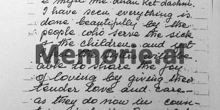 “Edhe pse Nënë Tereza thoshte se nuk dinte shqip, ajo kuptonte shumë mirë, kurse shoqëruesja e saj e mbajti të fshehur aparatin fotografik dhe …”/ Dosja sekrete e vizitës në gusht’89