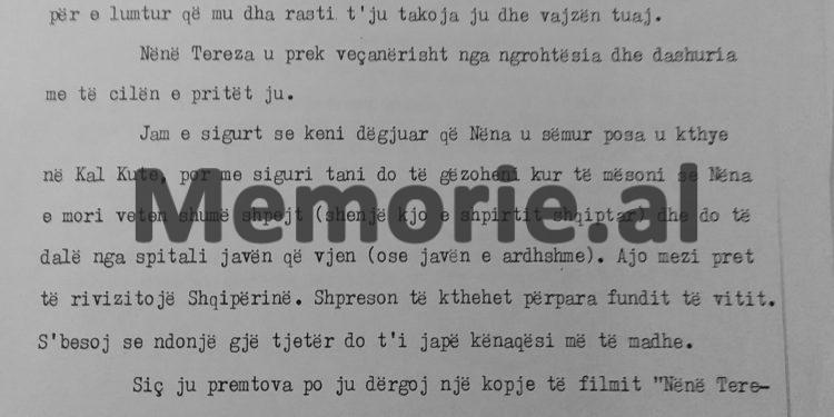 “Nënë Tereza e mori letrën e Presidentit Ramiz Alia, por tha, se në të nuk gjeti as ‘po’ e as ‘jo’ dhe…”/ Vizita në Shqipëri e bamirëses së famshme në gusht ’89