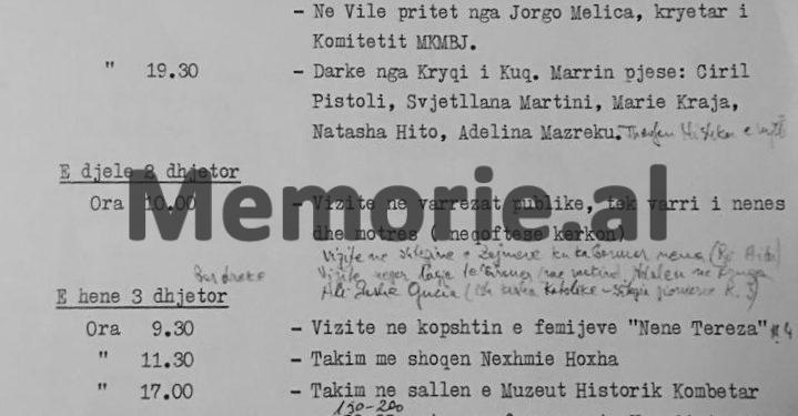The secret report of Minister Reiz Malile: “Let us leave the invitation of the Charity Association ‘Mother Teresa’ from Germany, for Ismail Kadare, in silence and…” / Letter sent to Sofokli Lazri