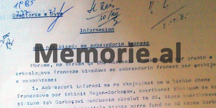 “Franca do e propozojë shkrimtarin tonë Ismail Kadare për çmimin ‘Nobel’, por ne do u themi se në asnjë mënyrë nuk…”/ Korespondenca me ambasadën shqiptare në Paris në ’89-ën