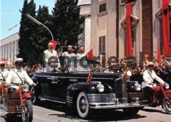 Enver Hoxha Mehmet Shehu Cu En Lai Tirane 1964