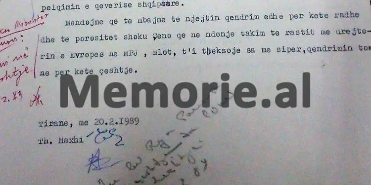 Dokumentet sekrete: “Nëse Franca në mënyrë të njëanshme do t’a dekorojë Kadarenë me ‘Legjionin e Nderit’, atëhere ne…”/ Korespodenca me ambasadën shqiptare në Paris në ’85-ën