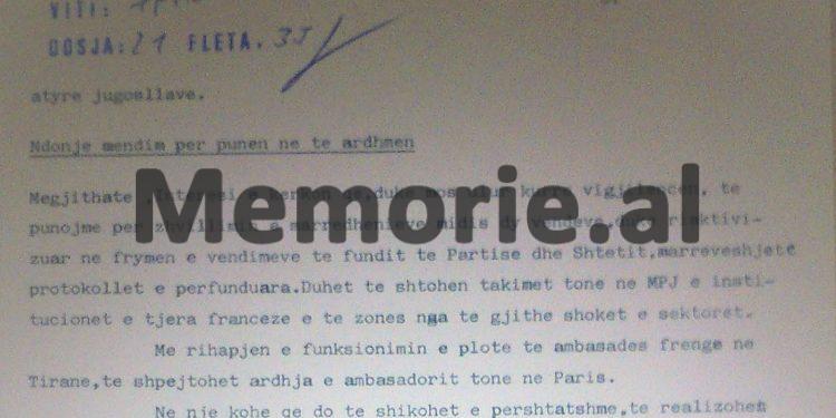Relacioni i ambasadës shqiptare në Paris: “Dezertimi i Kadaresë në Francë s’ishte i rastit, ai eklipsoi mbledhjen e Konferencës së Ministrave të Ballkanit në Tiranë dhe…”/