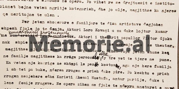 Letra për Enver Hoxhën: “Loro Kovaçi u kap duke luajtur kumar, kurse Lluk Kaçaj bën jetë të ç’thurur dhe veprimet e tij diskretitojnë…”/ Denoncimet ndaj shkrimtarëve dhe artistëve të Tiranës