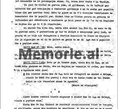 Hysni Kapo: “Shoku Mao, udhëheqja sovjetike tentoi t’i mbante studentët tanë, duke i gënjyer me femra, por nga 1500, vetëm 4 prej tyre…”/ Biseda e panjohur në Wuhan, qershor ‘62
