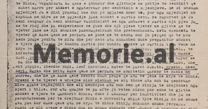 Relacioni sekret për Enverin: “Kë të simpatizoj rinia, Agllaia Zoton, që lahet tërë ditën në det dhe pastaj…”?!/ Zbulohen letrat e Adil Çarçanit, për “shthurjen” e rinisë komuniste të Durrësit