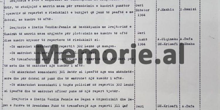 “Të furnizoheni me bomba, gaz lotsjellës, kundragaz e veshje të verdha për të dënuarit, kurse për ushtarët …”/ Udhëzimet e Hekuran Isait pas Revoltës së Qaf-Barit në ’84-ën
