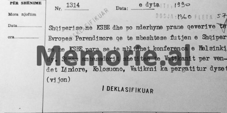 “Nëse u pyesin përsëri nga Vatikani për priftin Nikolla Troshani, u thoni se ai…”/ Korrespodenca sekrete me ambasadën shqiptare në Romë në ’90-ën
