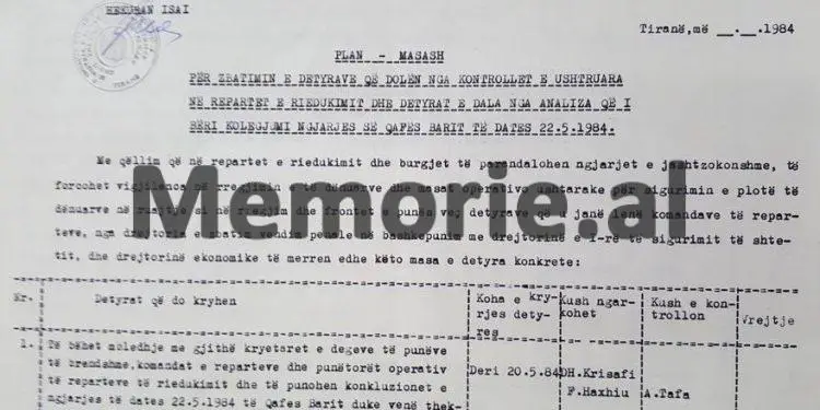 “Të furnizoheni me bomba, gaz lotsjellës, kundragaz e veshje të verdha për të dënuarit, kurse për ushtarët …”/ Udhëzimet e Hekuran Isait pas Revoltës së Qaf-Barit në ’84-ën