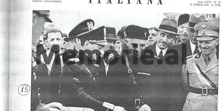 Achile Starace in Albania