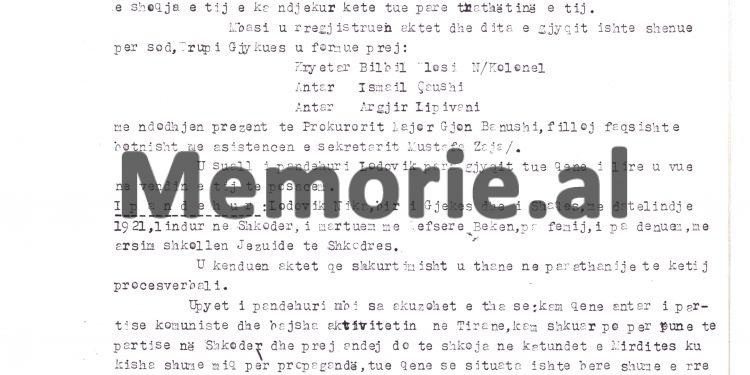Dëshmia në gjyq: “Akuzat më bahen për inate personale e xhelozi dhe unë dyshoj te shoqja…”/ Fjalët e fundit të ‘Veronikut’ i filmit ‘Vendimi’, kur u dënua me vdekje në ’45-ën, i akuzuar për Qemal Stafën
