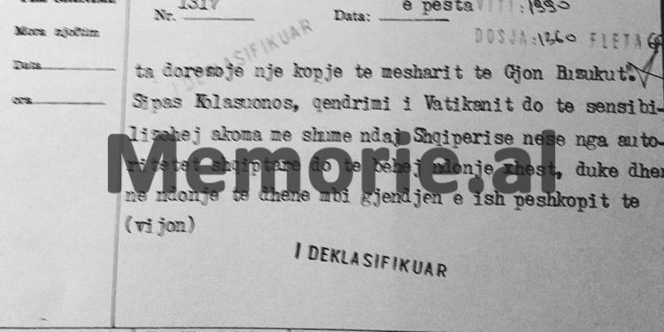 “Nëse u pyesin përsëri nga Vatikani për priftin Nikolla Troshani, u thoni se ai…”/ Korrespodenca sekrete me ambasadën shqiptare në Romë në ’90-ën