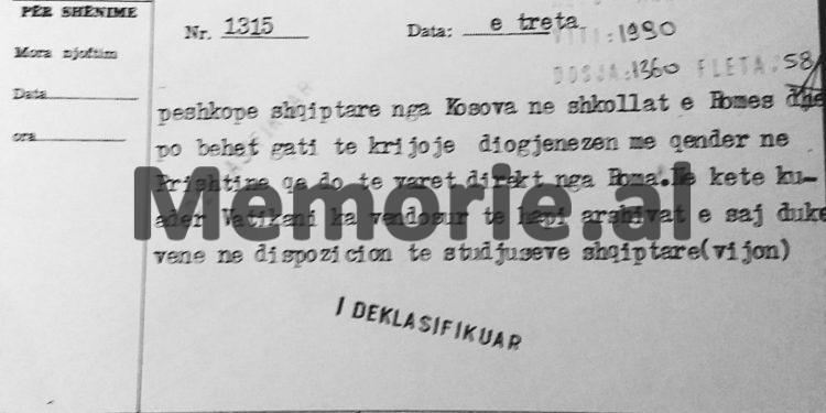 “Nëse u pyesin përsëri nga Vatikani për priftin Nikolla Troshani, u thoni se ai…”/ Korrespodenca sekrete me ambasadën shqiptare në Romë në ’90-ën