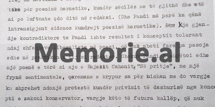 Relacioni për Ramiz Alinë në ’73-in: “Vjersha ‘Lumi’ e Sadik Bejkos e botuar te gazeta ‘Drita’, është e errët, kontradiktore dhe…”/ Raporti i shefit të Shtëpisë Botuese për poetët me ‘gabime ideore’