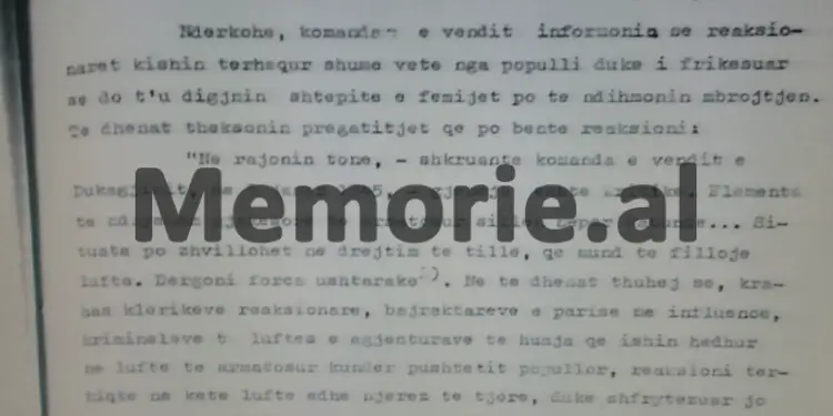 “Si e arrestuam Prek Calin, së bashku me 12 krerët e reaksionit…”/ Ngjarja 14 shkurtit ’45, në arkivat sekrete të Ministrisë së Brendshme