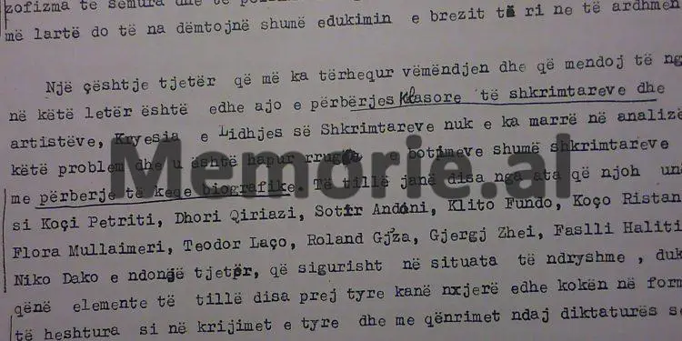 Letra për Kadri Hazbiun: “I dashur shoku ministër, shkrimtarit Teodor Laço i vijnë dollarë nga babai në SHBA-ve që ka…”/ Zbulohet relacioni denoncuese i vitit ’74, për shkrimtarët e njohur, që alarmoi Sigurimin e Shtetit