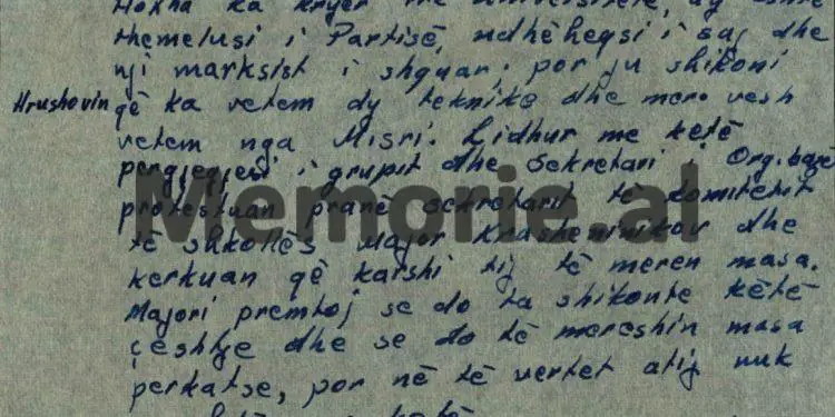 Raporti sekret: “Sekretari i Komsomolit të Shkollës, i tha kapiten Binak Pacit, që librin e marksizmit t’ia mësojë Enver Hoxhës, pasi…”/ Prishja e marrëdhënieve me Moskën në ’61-in