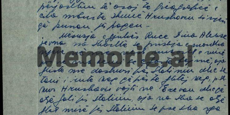 Raporti ‘Tepër sekret’: “Nënkoloneli rumun, Birçak, më tha se ju shqiptarët nuk e dini se Enver Hoxha, ka mbajtur…”/ Relacioni për kontraditat me Moskën në ’61-in