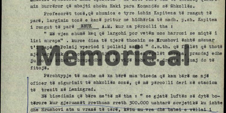 “Shoku Jorgji Pando i tha Kolonel Cibikinit, se po të jetë nevoja dhe me thikë nëpër dhëmbë do ta…”/ Prishja e marrëdhënieve me Bashkimin Sovjetik në ’61-in