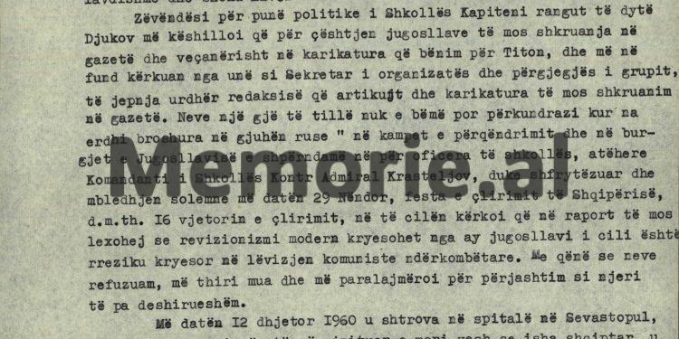 “Shoku Jorgji Pando i tha Kolonel Cibikinit, se po të jetë nevoja dhe me thikë nëpër dhëmbë do ta…”/ Prishja e marrëdhënieve me Bashkimin Sovjetik në ’61-in