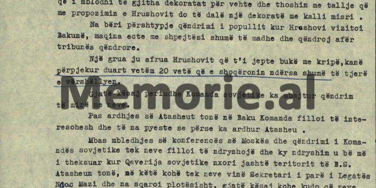 “Shoku Jorgji Pando i tha Kolonel Cibikinit, se po të jetë nevoja dhe me thikë nëpër dhëmbë do ta…”/ Prishja e marrëdhënieve me Bashkimin Sovjetik në ’61-in