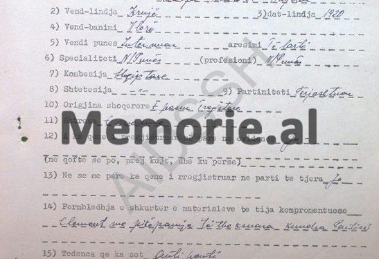 Historia e dhimbshme e disidentit komunist, që vuajti 32 vite burg: “Nuk pranoi të bënte autokritikë kur e thirri shoku Enver në zyrë dhe …”/ Zbulohet dosja sekrete e Sigurimit të Shtetit