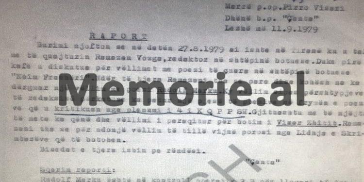 Dokumenti sekret: “Visar Zhiti është arrestuar, por në procesin e Kukësit, ai nuk i ka implikuar shokët dhe…”/ Zbulohen dosjet e ish-Sigurimit të Shtetit për dy poetët e shkrimtarët e njohur