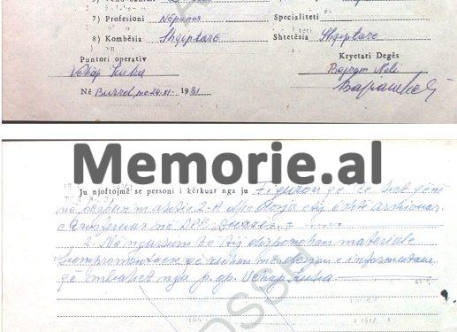 Historia e dhimbshme e disidentit komunist, që vuajti 32 vite burg: “Nuk pranoi të bënte autokritikë kur e thirri shoku Enver në zyrë dhe …”/ Zbulohet dosja sekrete e Sigurimit të Shtetit