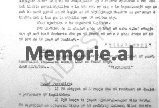 “Nuri Huta thotë se deri në vitin 1954, janë bërë tortura pa autorizim ndaj të burgosurve dhe…”/ Raporti i “Vigjëlentit” me përgjimet në kampin e Zvernecit