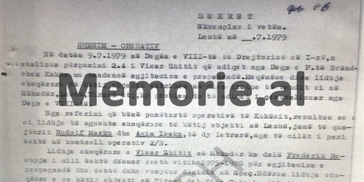 Dokumenti sekret: “Visar Zhiti është arrestuar, por në procesin e Kukësit, ai nuk i ka implikuar shokët dhe…”/ Zbulohen dosjet e ish-Sigurimit të Shtetit për dy poetët e shkrimtarët e njohur