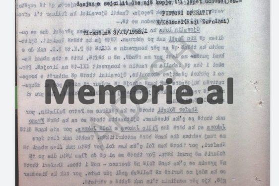 “Ja çfarë bisedojnë për udhëheqjen, Xheviti, Gjovalini, Nuriu, Pëllumb Dishnica, Peço Fidhi dhe Xhaferr Vokshi…”/ Përgjimet e “Vigjëlentit” në Ishullin e Zvërnecit